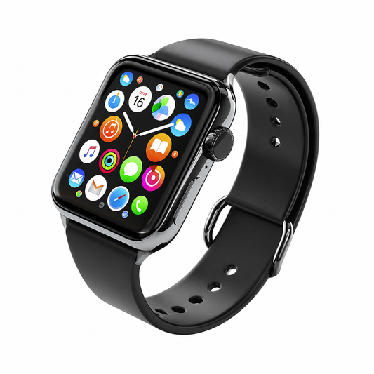 NovaFit Pro Smartwatch with Fitness Tracking and Bluetooth Calling – Black Edition