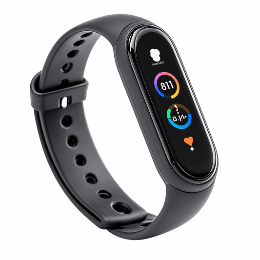 AeroX Active Square Smartwatch with HD Display and Health Monitoring – Midnight Black